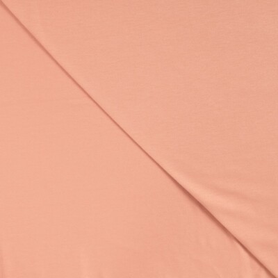 Single jersey strikket viscose jersey Dusty Salmon med stræk