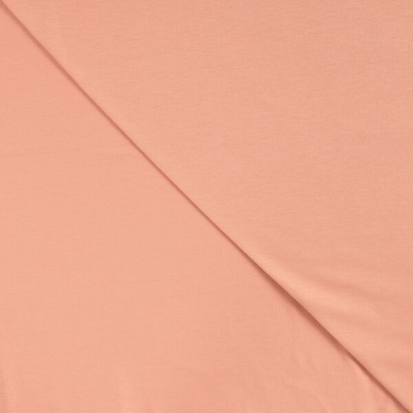 Single jersey strikket viscose jersey Dusty Salmon med stræk