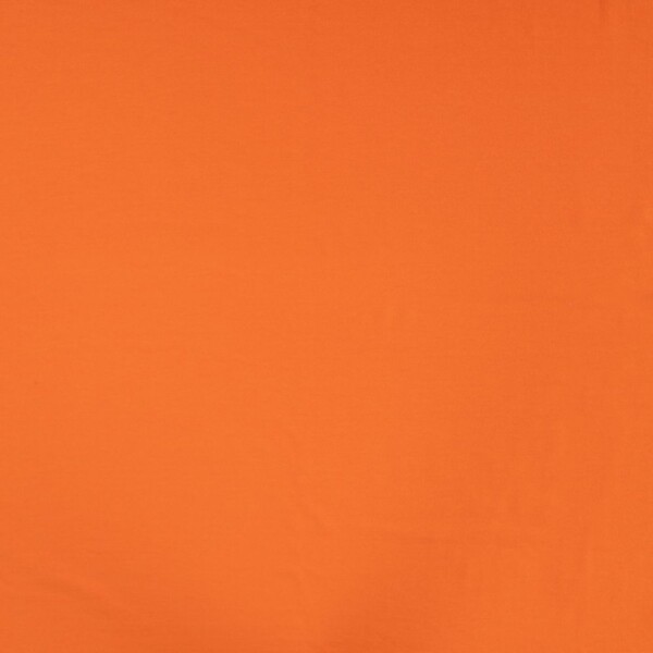 Orange viscose jersey fabric Oekotex