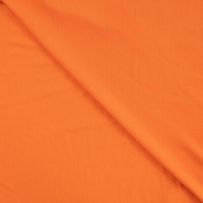 Single jersey knitted viscose jersey in orange