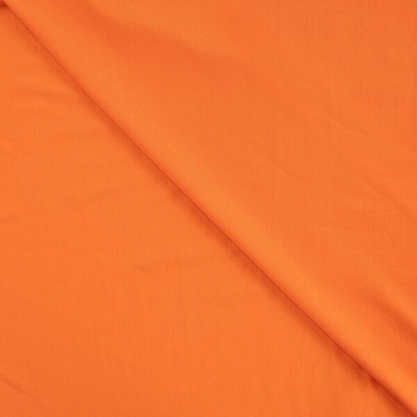 Single jersey knitted viscose jersey in orange