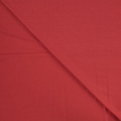 Single jersey strikket viscose jersey i terra