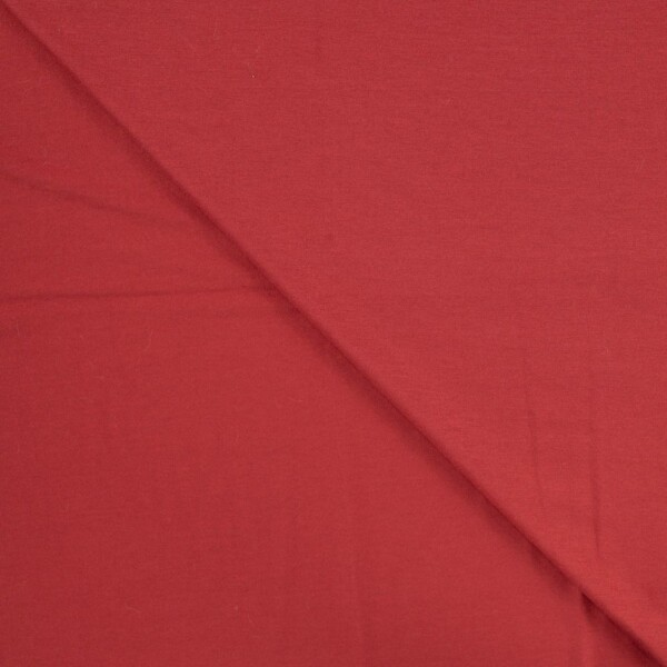Single jersey strikket viscose jersey i terra