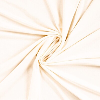 Viscose Jersey Off White 220 g/m² off-white fabric