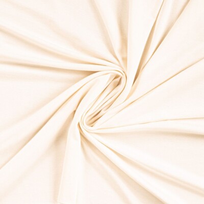 Viscose Jersey Ecru 220 g/m² lys naturfarve metervare