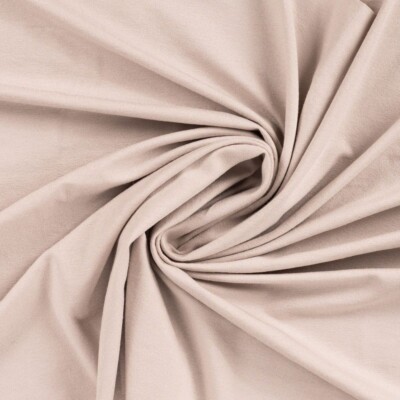 Viscose Jersey Sand 220 g/m² sandfarvet metervare