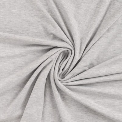 Viscose Jersey Light Grey Melange 220 g/m² 145-150 cm