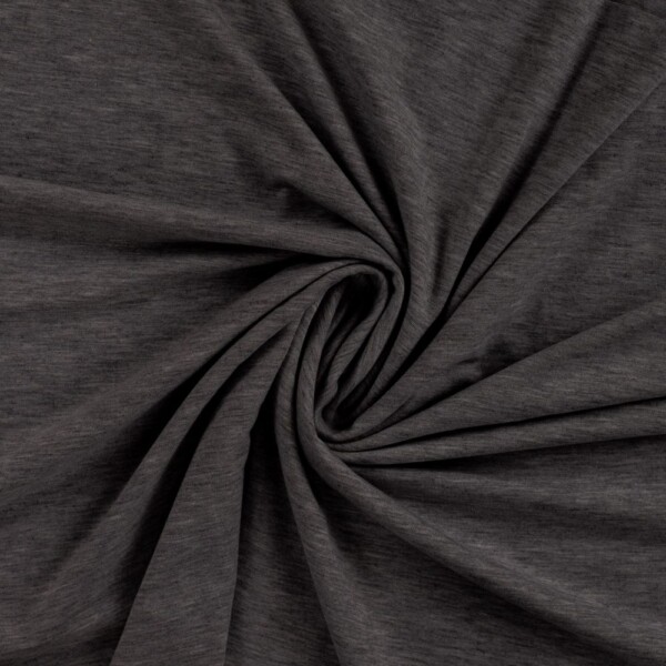 RS0372-671_3-1 Viscose Jersey Dark Grey Melange 220 g/m² 145--150 cm