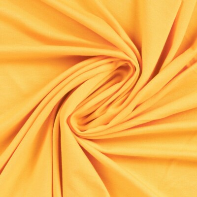 Viscose Jersey Yellow in 95% viscose and 5% lycra, 220 g/m²