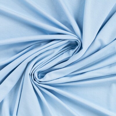 Viscose Jersey Baby Blue i 95% viscose og 5% lycra, 220 g/m²
