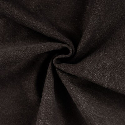 Waxed Canvas Black 230 g/m² 140 cm