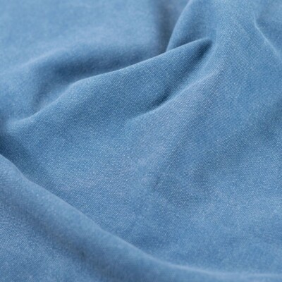 Waxed Canvas Lapis Blue color and texture