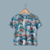 Lähikuva controller-printistä digiprintti jerseyssä 220 g/m²