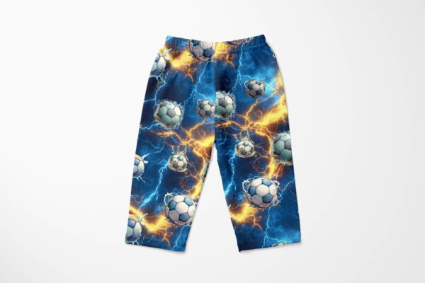 Fodbold jersey print 220 g/m² i 95% bomuld og 5% lycra