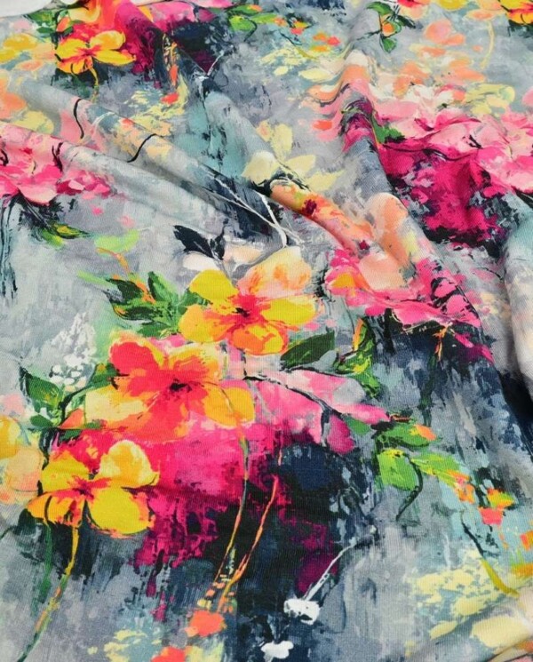 GOTS CE0246 bamboo jersey print, 150-155 cm width