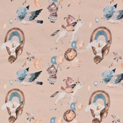 Söpö lasten teemalla trikoo painatus - hiekka - hiekka