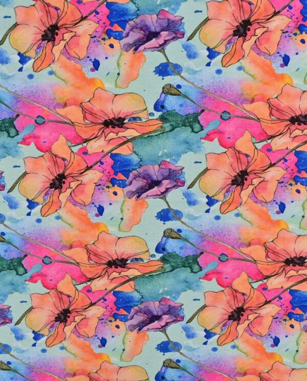 imgi_26_dsc_1603 Bambus print med elegante blomster i turkis - digitalprint bambus jersey