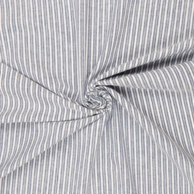 Pellavasekoite raidoilla - sininen