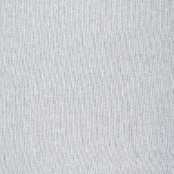 Nærbillede af blå stribet hør/bomuld, 140 cm bredde