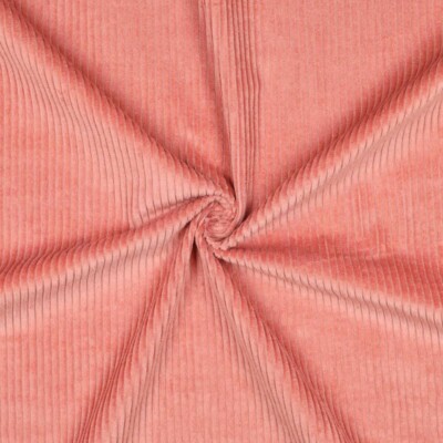 Bredriflet fløjl - Old Rose - Billede 2