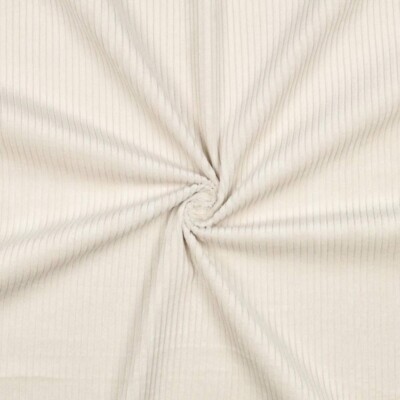 Bredriflet fløjl - Light Sand - Billede 2