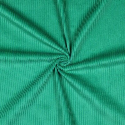 Bredriflet fløjl - Green - Billede 2