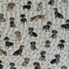 Jacquard-kudottu gobeliinikangas itämaishenkisellä kuviolla
