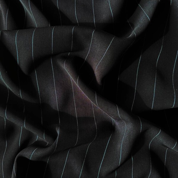 IMG_0172 Sort pinstripe foer 120 g/m² 140 cm