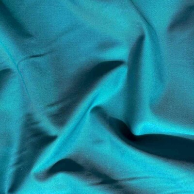 Petrol blue twill 120 g/m², 140 cm wide