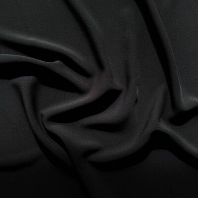 Black polyester lining 120 g/m² 140 cm