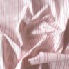 Poplin with red stripes, 50% polyester 50% cotton, 120 g/m²