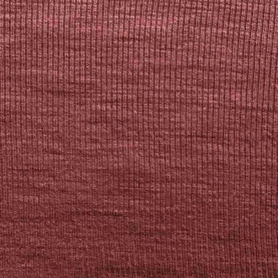 Strikket undertøjsuld rustrød i merinould og silke