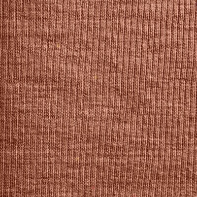 Strikket undertøjsuld terracotta i merinould og silke