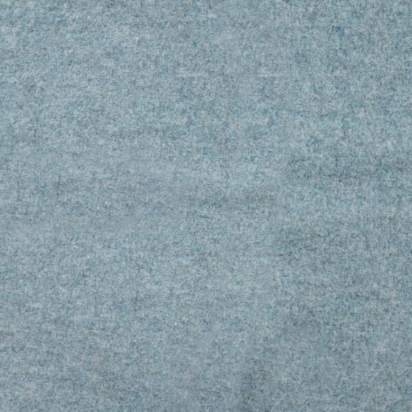 Støvet mint meleret kogt uld med bouclé-struktur, ca. 450 g/m²