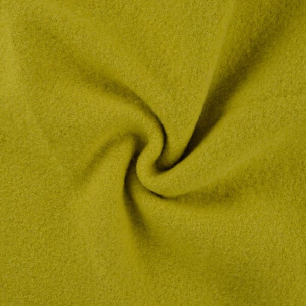 Kogt uld (uld bouclé) i lime, 100% uld