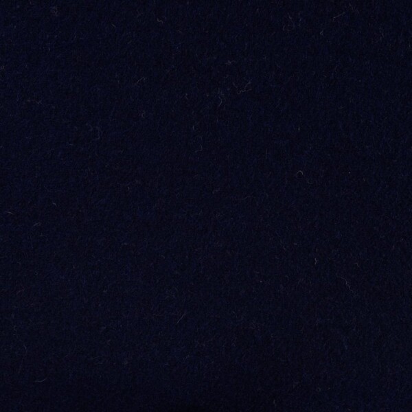 100% Uld - Mørk navy, kogt uld (bouclé) 400 g/m2