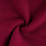 100% uld mørk bordeaux kogt uld bouclé metervare