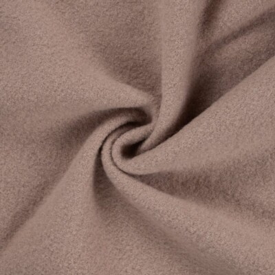 100% uld kogt uld bouclé mørk sand metervare