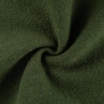 100% Uld - Oliven, kogt uld (bouclé) 400 g/m2