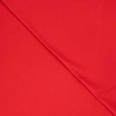 Oekotex 100 bomulds jersey i bright red til engros hos Jydsk Stoflager
