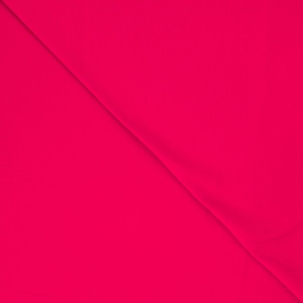 Ensfarvet bomulds jersey i klar fuchsia til engros hos Jydsk Stoflager