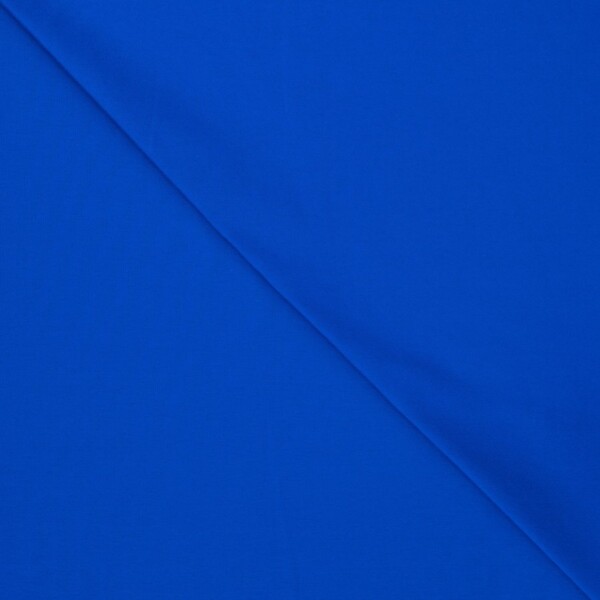 Oekotex 100 bomulds jersey i kongeblå til engroslevering i Skandinavien