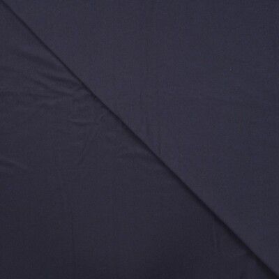 Basis bomulds jersey i dark navy til T-shirts, bluser og leggings