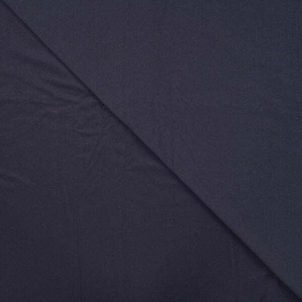 Basis bomulds jersey i dark navy til T-shirts, bluser og leggings