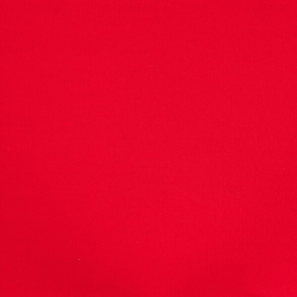 Klar rød rib jersey metervarer til kanter og detaljer