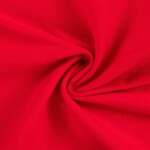 Rib - Klar rød rundstrikket rib 230 g/m² 180 cm