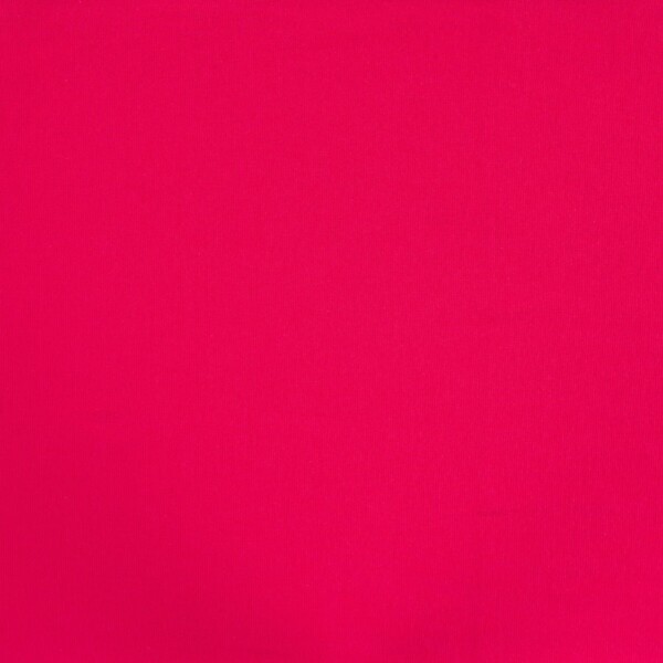 Klar fuchsia rib jersey stof til ribkanter og kjoler
