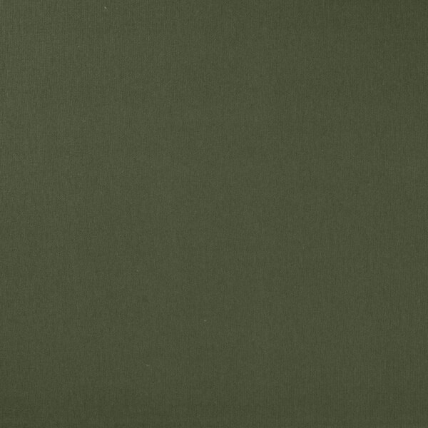 Armygrøn rib jersey metervare med tydelig ribstruktur