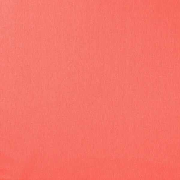 Fersken rib jersey stof med tydelig ribstruktur