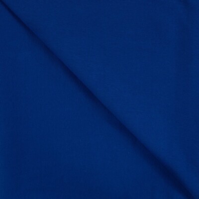 Klar kongeblå rib jersey metervare Oekotex 100